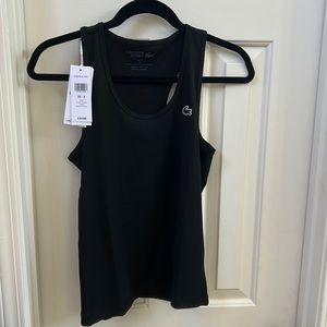 Lacoste black razorback tank